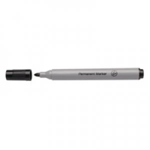 image of Nice Price Black Permanent Bullet Tip Marker Pack of 10 WX26045A