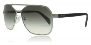 image of Prada Type Sunglasses Matte Gunmetal 7CQ0A7 60mm