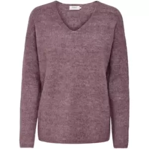 Image of Only V Neck Jumper Womens - Pink