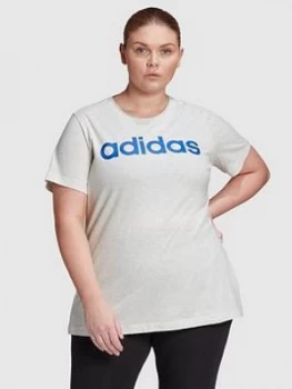 Image of Adidas Plus Essentials Slim Linear Tee