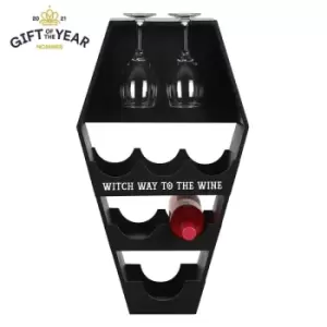 Image of Coffin Wine Shelf