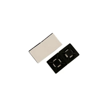 Image of Cable Clips - Self Adhesive - Black - 22mm - Pack Of 100 - 30342 - Connect
