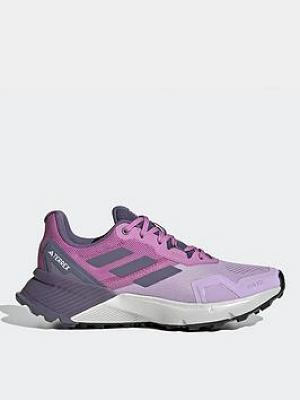 Image of Womens trail running shoes adidas Terrex Soulstride RAIN.RDY Violet Female 36