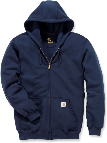 Image of Carhartt Midweight Zip Hoodie, blue, Size XL