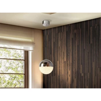 Image of Schuller Lighting - Schuller Sphere - Integrated LED Globe Ceiling Pendant Chrome