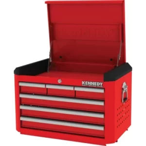 Image of RED-28" 6 Drawer Top Chest