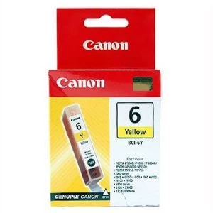 Image of Canon BCI6 Yellow Ink Cartridge
