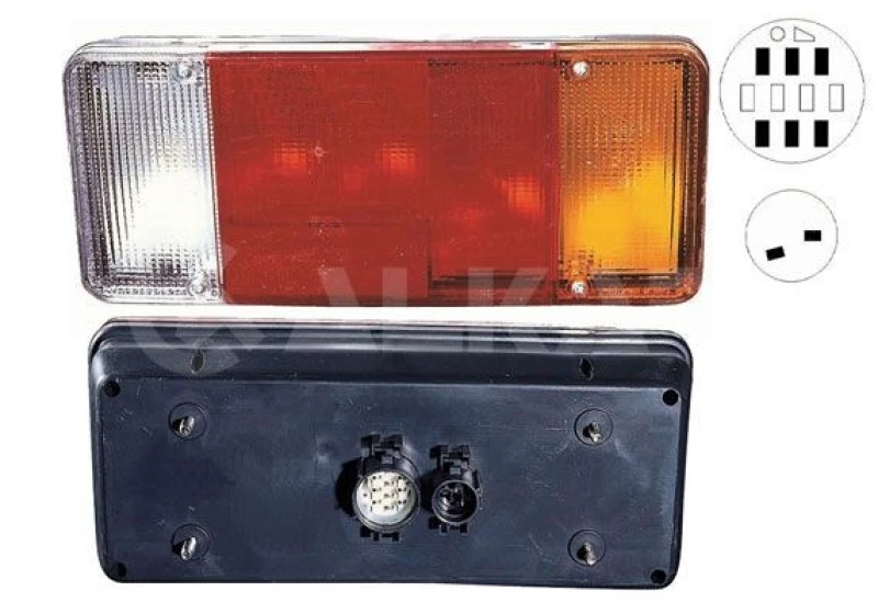 Image of ALKAR Rear light ALKAR 9704246