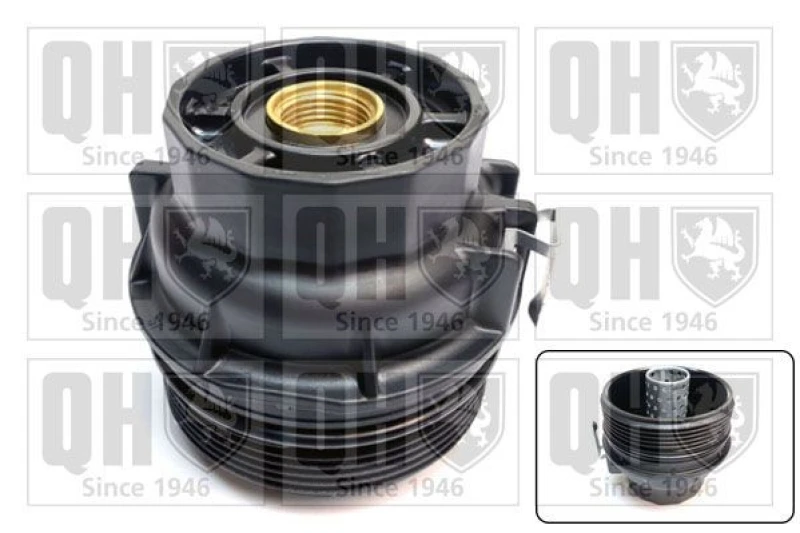 Image of QUINTON HAZELL Oil filter housing cap QUINTON HAZELL QOC1041