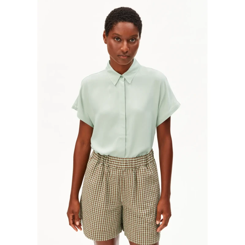 Image of ARMEDANGELS Womens blouse Armedangels Larisaana Vert Female XS
