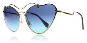 Image of Miu Miu MU55RS Sunglasses Antique Gold 7OE-5R2 65mm