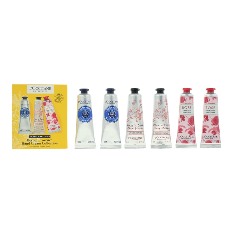 Image of L'Occitane en Provence Best Of Provence Hand Cream Collection Gift Set 6 Pieces