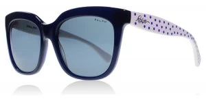 image of Ralph RA5213 Sunglasses Dark Blue / White 316280 55mm