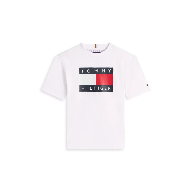 Image of Tommy Hilfiger Kids Heritage T-Shirt White YBR male 4Y