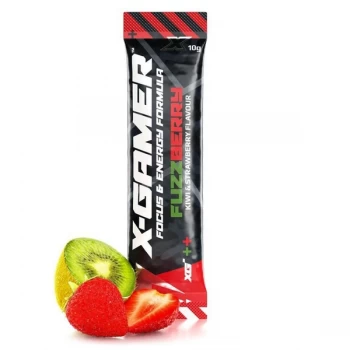 image of X-Gamer X-Shotz Fuzzberry (Kiwi & Strawberry Flavoured) Energy Formula - 10g