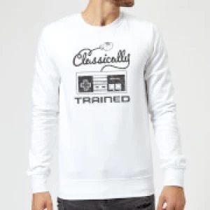 Image of Nintendo Retro NES Classically Trained Sweatshirt - White - L