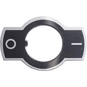 Image of Label Print motif ONOFF Black APEM U99 U99 1 pc