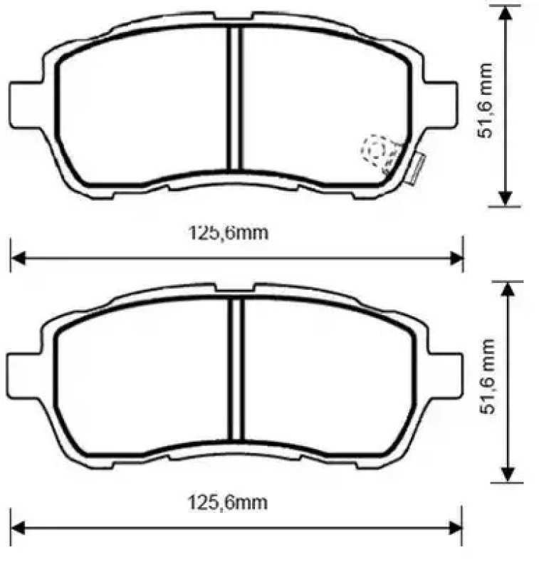 Image of Brake pad set VAICO V25-1177