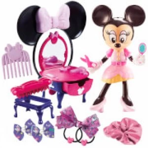 Image of Little Live Pets Minnie Mouse Dressing Table and Hair Salon Set