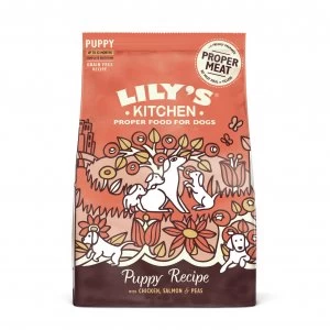 image of Lilys Kitchen Puppy Dry Dog Food Chicken and Salmon 7kg