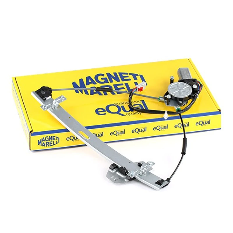 Image of MAGNETI MARELLI 350103170129 Window regulator Left Front, Operating Mode: Electric, with electric motor Window Winder (1561)