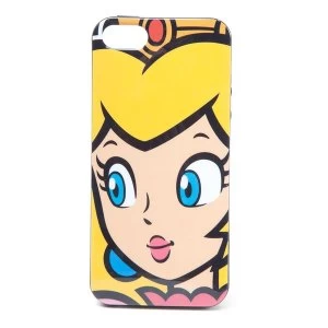 image of Nintendo - Princess Peach Face Apple iPhone 5/5S Phone Cover