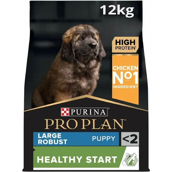 Pro Plan Large Robust Puppy Chicken and Rice Dog Food 12kg