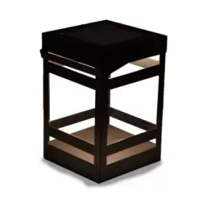 Image of Callow Outdoor Garden Solar Square LED Lantern