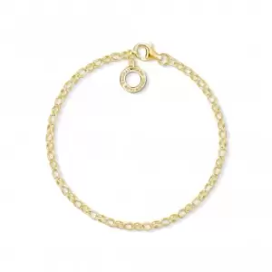 image of Thomas Sabo Gold Plated Charm Bracelet X0243-413-39