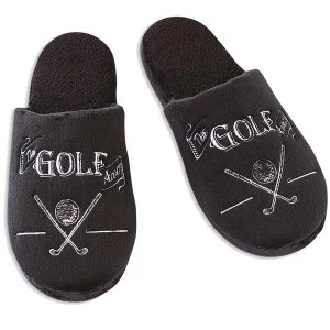 Image of Ultimate Gift for Man Slippers Large UK Size 11-12 Golf