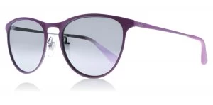 image of Ray-Ban Junior RJ9538S Sunglasses Rubber Grey/ Pink 254/4V 50mm