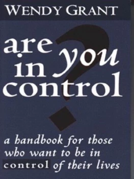 Image of Are You in Control by Wendy Grant Book
