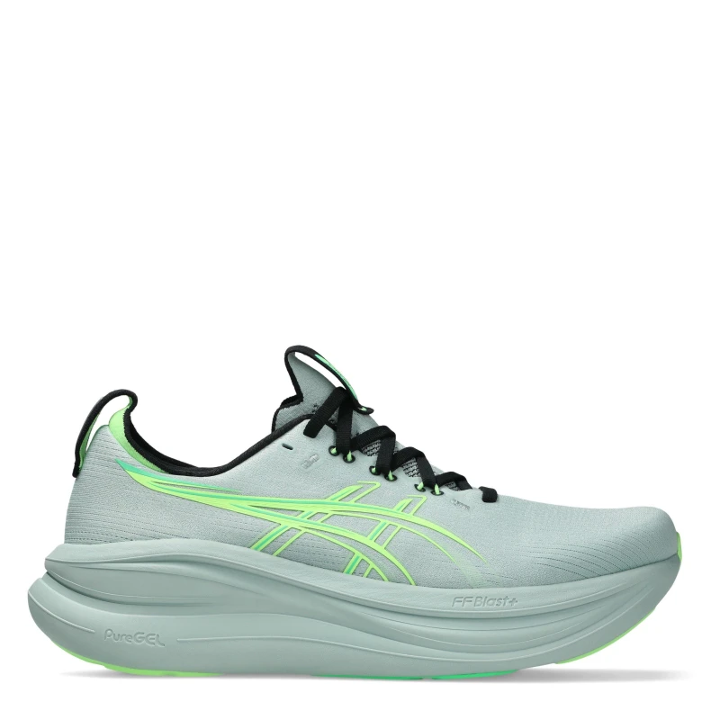 Image of Asics Gel-Nimbus 28 Mens Running Shoes Cold Moss/Green male 7 (41.5)