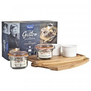 image of Denby James Martin Gastro Two 3 Piece Serving Kits Pate