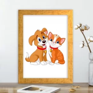 Image of AC105987983 Multicolor Decorative Framed MDF Painting
