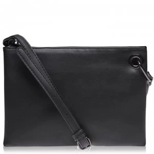 image of Firetrap Zip Top Cross Body Bag - Black