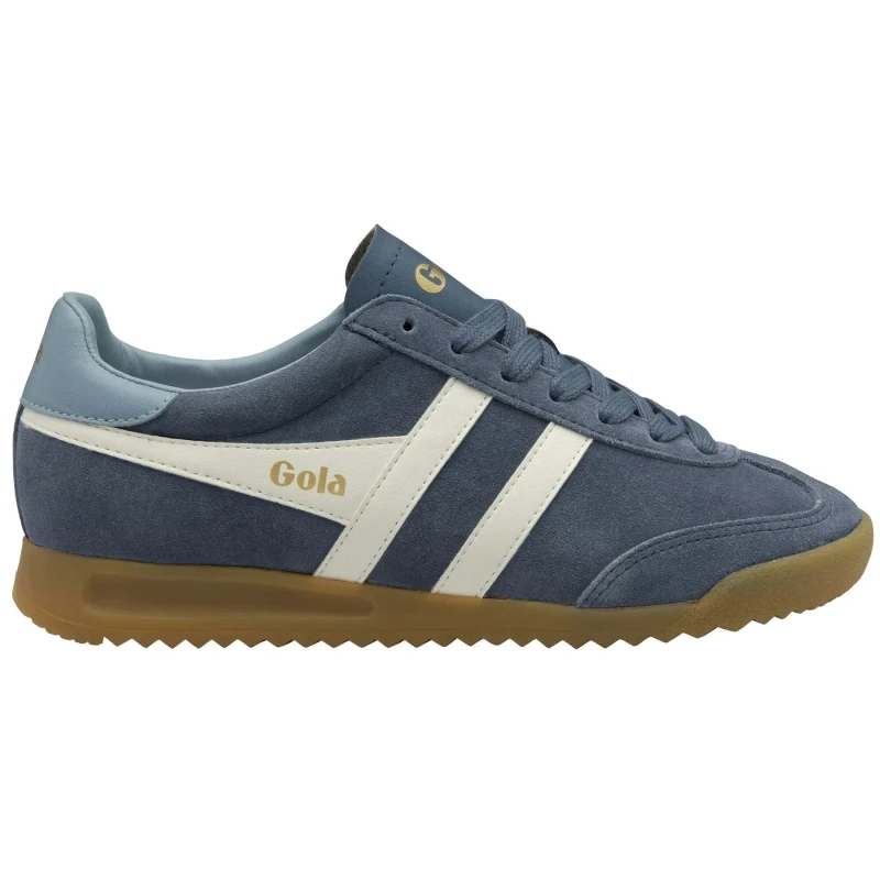 Image of Gola Lace-up suede trainers For Her Gola Torpedo Gris Female 40
