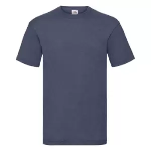 Image of Fruit Of The Loom Mens Valueweight Short Sleeve T-Shirt (2XL) (Vintage Heather Navy)