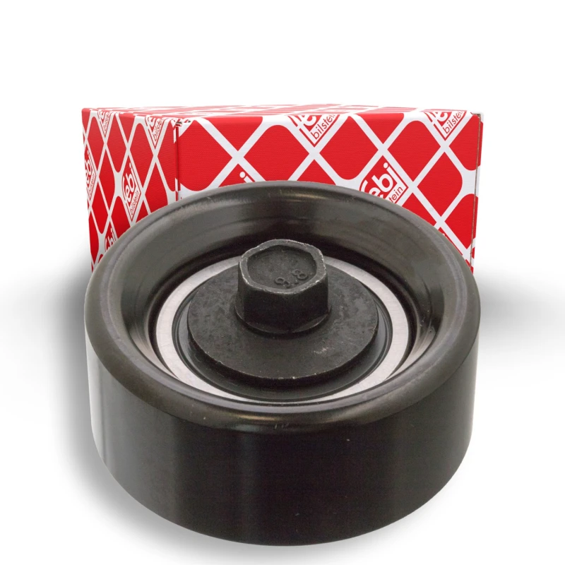 Image of FEBI BILSTEIN 103879 Idler Pulley with screw Metal Deflection/Guide Pulley,v-ribbed belt (312)
