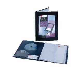 Image of Rexel Clearview Display Book 24 Pockets A5 Black 10410BK
