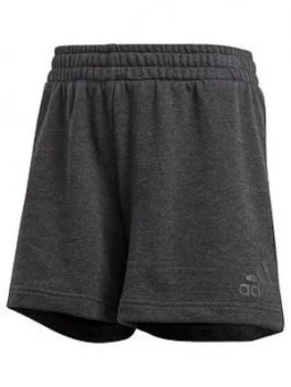 Image of Adidas Girls Junior G Badge Of Sport Short - Black