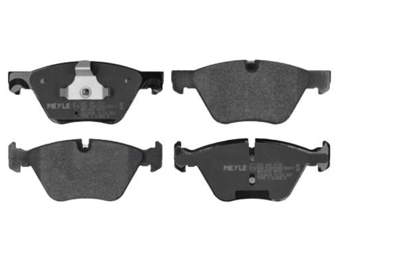 Image of MEYLE 025 246 9719 Brake pad set Front Axle, prepared for wear warning indicator, Original Quality, with anti-squeak plate Brake Pad Set,disc brake (