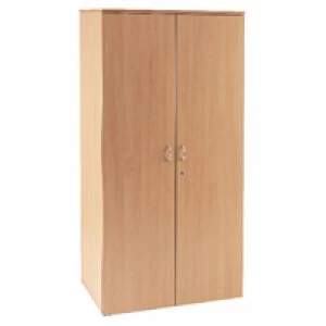 Image of Jemini 4 Shelf Beech 2000mm Cupboard KF838427