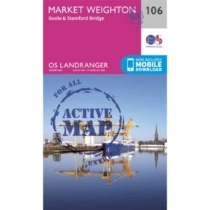 Image of Market Weighton, Goole & Stamford Bridge by Ordnance Survey (Sheet map, folded, 2016)