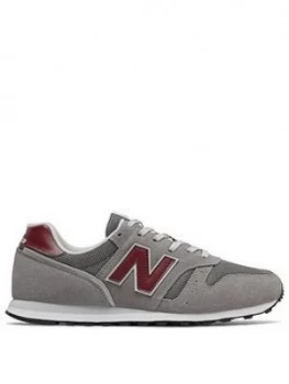 image of New Balance 373 - Grey/Burgundy