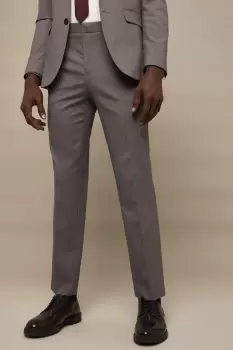 image of Plus And Tall Tailored Grey Essential Trousers