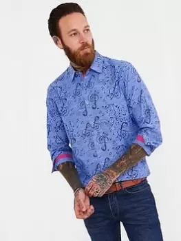 Image of Joe Browns Embrace The Sounds Shirt - Blue Size M, Men