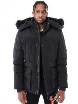 Image of Martique Jude Super Coat, Black, Size XL, Men