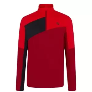 image of Ziener Joos Hooded Zip Fleece - Red