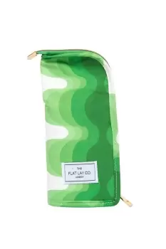 Image of Vibey Green Standing Makeup Brush Case